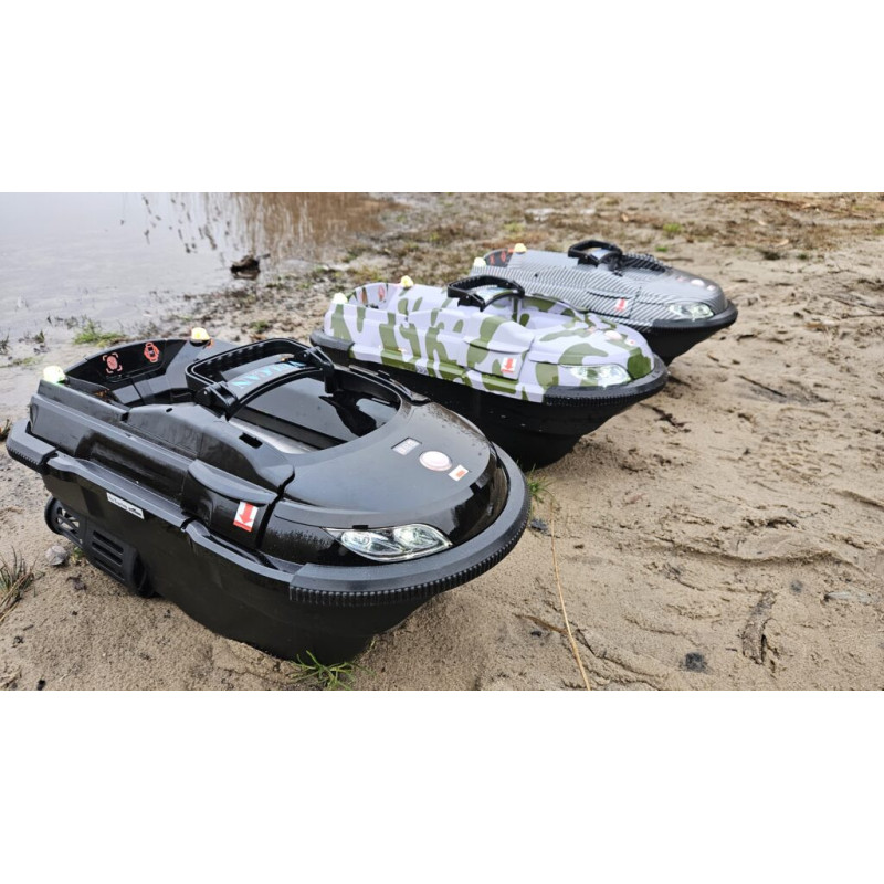 Łódka zanętowa Boatman Vulcan GPS Black Łódka zanętowa Boatman Vulcan GPS Black